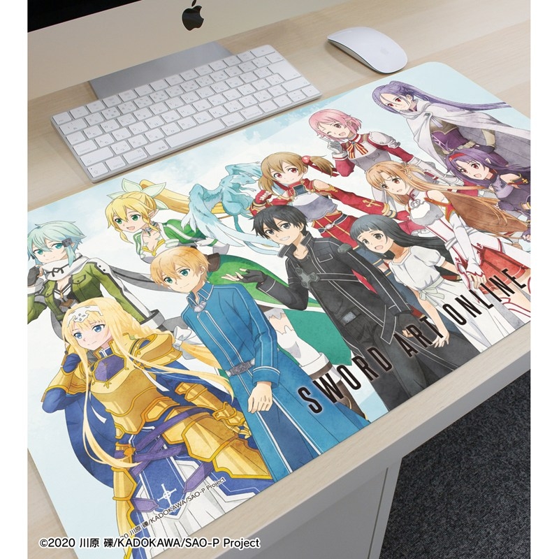 グッズ-デスクマット】ソードアート・オンライン 描き下ろし 集合 歩み 