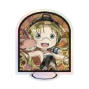 【グッズ-スタンドポップ】メイドインアビス 烈日の黄金郷 リコ&メイニャ Aure Glass オーロラアクリルスタンドの画像