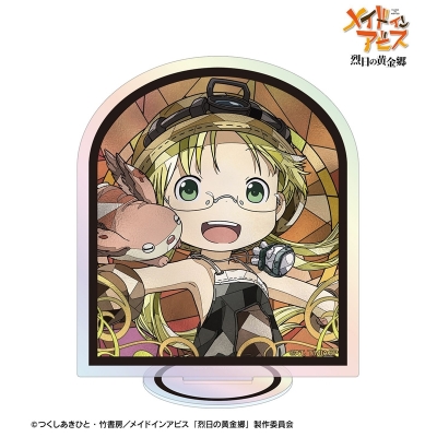 【グッズ-スタンドポップ】メイドインアビス 烈日の黄金郷 リコ&メイニャ Aure Glass オーロラアクリルスタンド