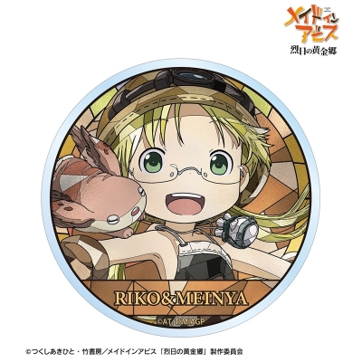【グッズ-ステッカー】メイドインアビス 烈日の黄金郷 リコ&メイニャ Aure Glass クリアダイカットステッカー