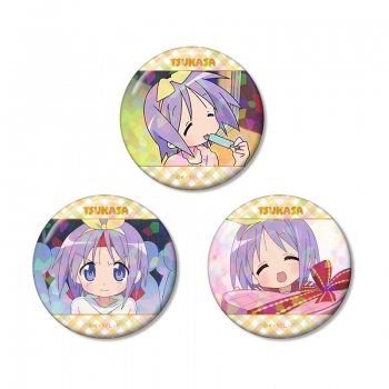 グッズ-バッチ】TVアニメ『らき☆すた』 柊つかさ 場面写ホログラム缶