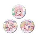 【グッズ-バッチ】TVアニメ『らき☆すた』 高良みゆき 場面写ホログラム缶バッジ3個セットの画像