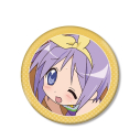 【グッズ-バッチ】TVアニメ『らき☆すた』 柊つかさ BIG缶バッジの画像
