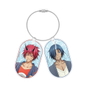 【グッズ-キーホルダー】劇場版 転生したらスライムだった件 蒼海の涙編 ベニマル&ソウエイ 2連ワイヤーBIGアクリルキーホルダーの画像