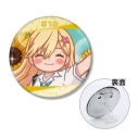 【グッズ-バッチ】TVアニメ『2.5次元の誘惑』 喜咲アリア ゆるコマ 3WAY缶バッジの画像