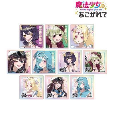 【グッズ-置きもの】TVアニメ「魔法少女にあこがれて」 千種みのりさんイラスト 水着ver. トレーディングオーロラアクリルタイル