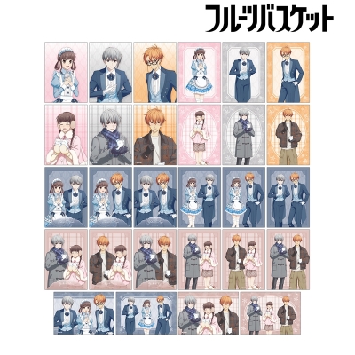 【グッズ-ブロマイド】フルーツバスケット 描き下ろし 雪遊びver.&スノーメイド&執事ver. トレーディングブロマイド
