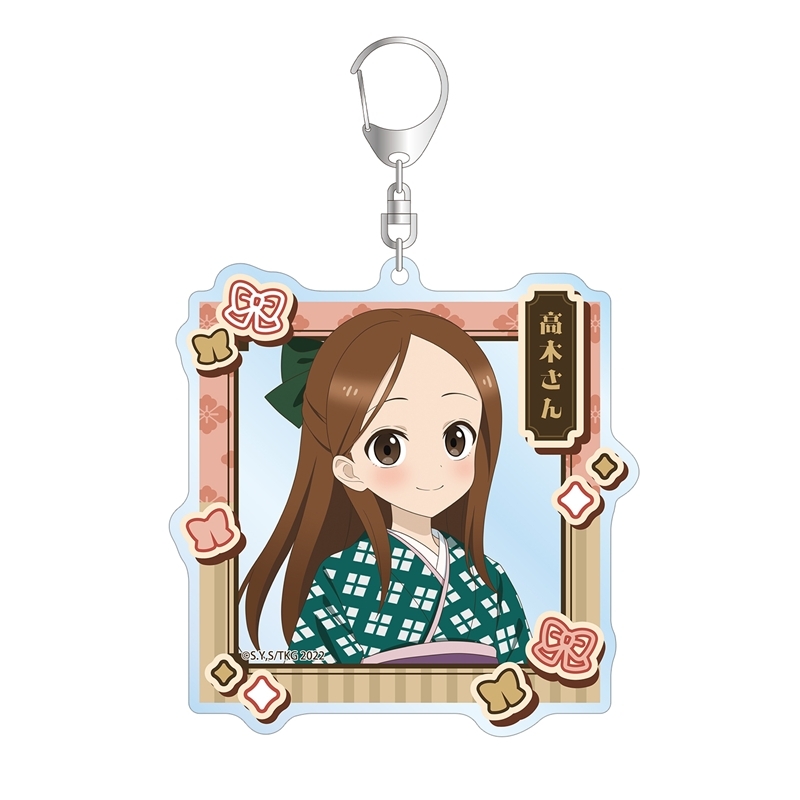 [Good-Key Holder] Takagi-san Meiji Era Fashion Ver., drawn by Teasing Master Takagi-san BIG acrylic key chain