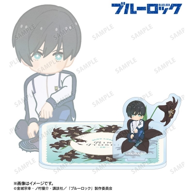 【グッズ-コースター】TVアニメ『ブルーロック』 糸師 凛 Botania 第2弾 アクリルスタンド付きコースター