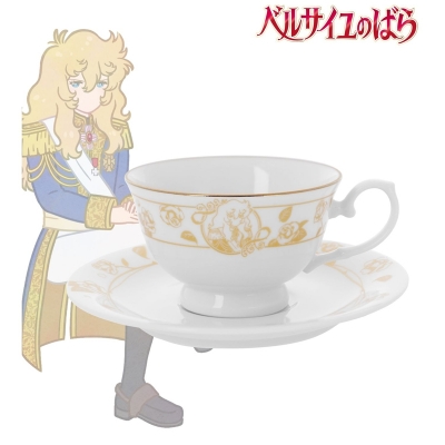 【グッズ-マグカップ】劇場アニメ『ベルサイユのばら』 オスカル Botania カップ&ソーサー