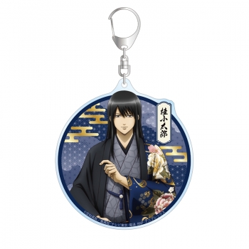 グッズ-キーホルダー】銀魂 描き下ろし 桂小太郎 片面花柄和装ver. BIG 