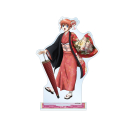 【グッズ-スタンドポップ】銀魂 描き下ろし 神楽 片面花柄和装ver. BIGアクリルスタンドの画像