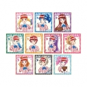 【グッズ-色紙】アイカツ! 10th STORY ~未来へのSTARWAY~ 描き下ろし レトロストライプver. トレーディングミニ色紙の画像