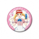 【グッズ-バッチ】アイカツ! 10th STORY ~未来へのSTARWAY~ 描き下ろし 星宮いちご レトロストライプver. 100mm缶バッジの画像