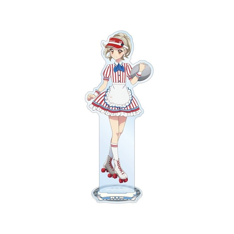 [Good-Stand Pop] Aikatsu! 10th STORY ~STARWAY TO THE FUTURE~ drawn by Kurosawa Rin retro stripe ver. BIG acrylic stand