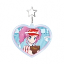 【グッズ-キーホルダー】アイカツ! 10th STORY ~未来へのSTARWAY~ 描き下ろし 天羽まどか レトロストライプver. BIGアクリルキーホルダーの画像