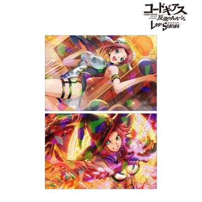 【グッズ-ポストカード】コードギアス 反逆のルルーシュ ロストストーリーズ カレン ホログラムポストカード2枚セット