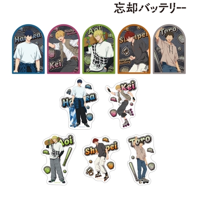 【グッズ-ステッカー】TVアニメ「忘却バッテリー」 描き下ろし ストリートスポーツver. トレーディングダイカットステッカー