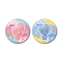 【グッズ-バッチ】しゅごキャラ! 日奈森 あむ&月詠 イクト petit-sserie 缶バッジ2個セットの画像