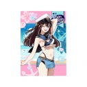 【グッズ-置きもの】TVアニメ「魔法少女にあこがれて」 千種みのりさんイラスト ロコムジカ 水着ver. B6メタルアートパネルの画像