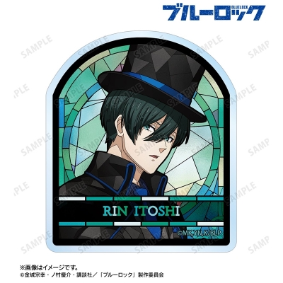 【グッズ-マグネット】TVアニメ『ブルーロック』 描き下ろし 糸師 凛 怪盗団ver. Aure Glass アクリルマグネット