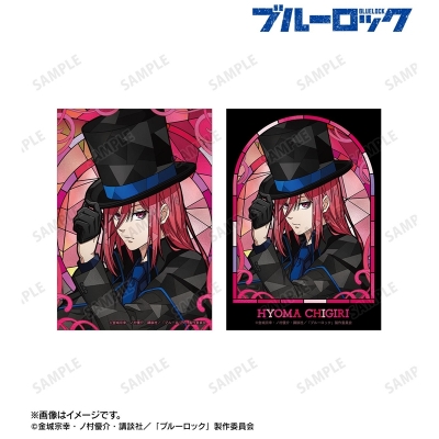 【グッズ-ブロマイド】TVアニメ『ブルーロック』 描き下ろし 千切 豹馬 怪盗団ver. Aure Glass ブロマイド2枚セット