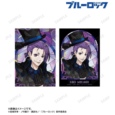 【グッズ-ブロマイド】TVアニメ『ブルーロック』 描き下ろし 御影 玲王 怪盗団ver. Aure Glass ブロマイド2枚セット