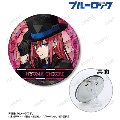 【グッズ-バッチ】TVアニメ『ブルーロック』 描き下ろし 千切 豹馬 怪盗団ver. Aure Glass 3WAY缶バッジ