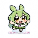 【グッズ-スタンドポップ】ずんだもん 大川ぶくぶさんイラスト 夏セーラー服ずんだもん スクールver. BIGアクリルスタンドの画像