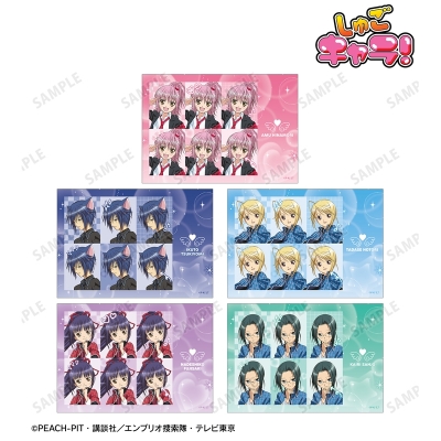 【グッズ-ブロマイド】TVアニメ『しゅごキャラ!』 プリントシール風ブロマイド5枚セット ver.A