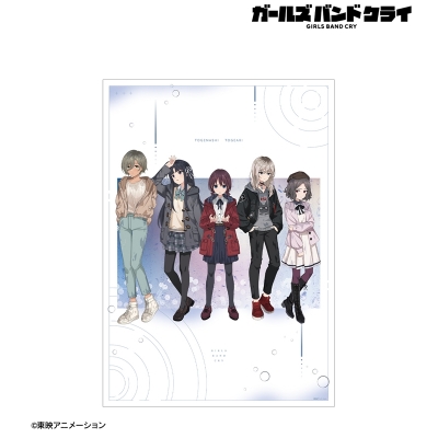 【グッズ-ポスター】ガールズバンドクライ 描き下ろし トゲナシトゲアリ In the rain ver. A3マット加工ポスター