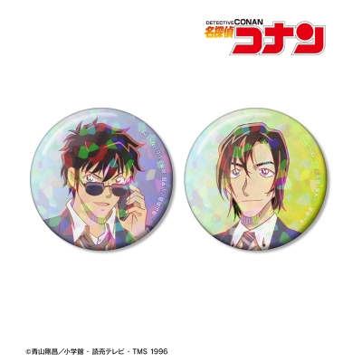 【グッズ-バッチ】名探偵コナン 松田陣平&萩原研二 Ani-Art clear label 第2弾 ホログラム缶バッジ2個セット