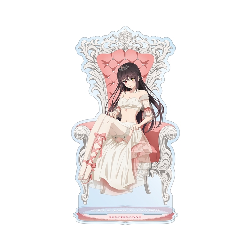[굿즈 - 스탠드 팝] 애니메이션 “Date A Live V”에서 가져온 토키사키 쿠루미 프린세스 쓰론 버전 BIG 아크릴 스탠드