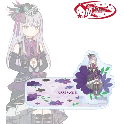 【グッズ-コースター】BanG Dream! 湊 友希那 Botania アクリルスタンド付きコースター