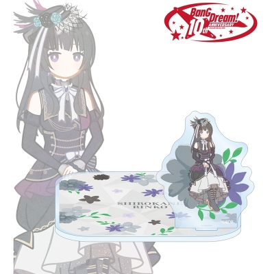 【グッズ-コースター】BanG Dream! 白金 燐子 Botania アクリルスタンド付きコースター