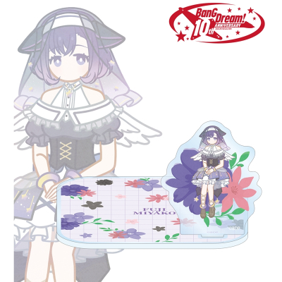 【グッズ-コースター】BanG Dream! 藤 都子 Botania アクリルスタンド付きコースター