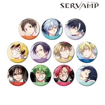 グッズ-バッチ】『SERVAMP-サーヴァンプ-』 トレーディング缶バッジ 