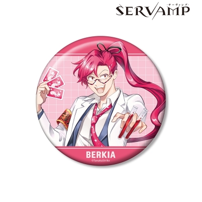 【ポイント還元(5%)】【グッズ-バッチ】『SERVAMP-サーヴァンプ-』 田中ストライク先生 描き下ろし ベルキア 学園風ver. 100mm缶バッジ【アニメイト先行販売】