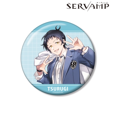 【グッズ-バッチ】『SERVAMP-サーヴァンプ-』 田中ストライク先生 描き下ろし 狼谷吊戯 学園風ver. 100mm缶バッジ【アニメイト先行販売】