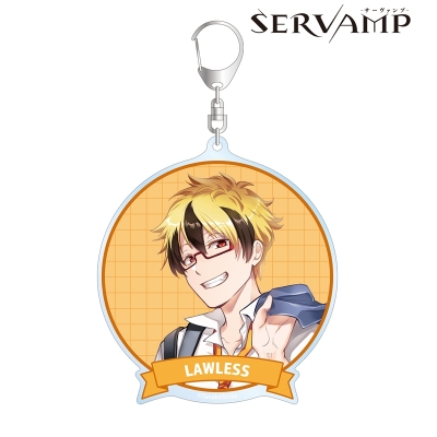 【グッズ-キーホルダー】『SERVAMP-サーヴァンプ-』 田中ストライク先生 描き下ろし ロウレス 学園風ver. BIGアクリルキーホルダー【アニメイト先行販売】