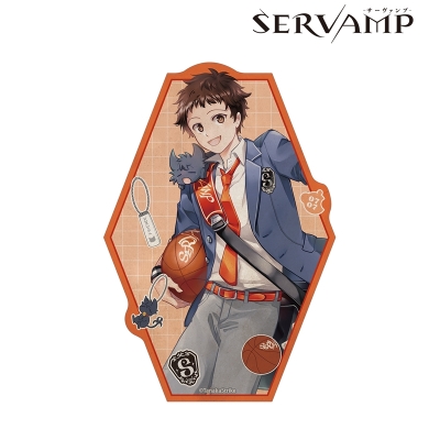 【グッズ-ステッカー】『SERVAMP-サーヴァンプ-』 田中ストライク先生 描き下ろし 城田真昼 学園風ver. ダイカットステッカー【アニメイト先行販売】