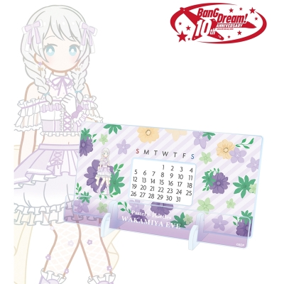 【グッズ-スタンドポップ】BanG Dream! 若宮 イヴ Botania 卓上アクリル万年カレンダー