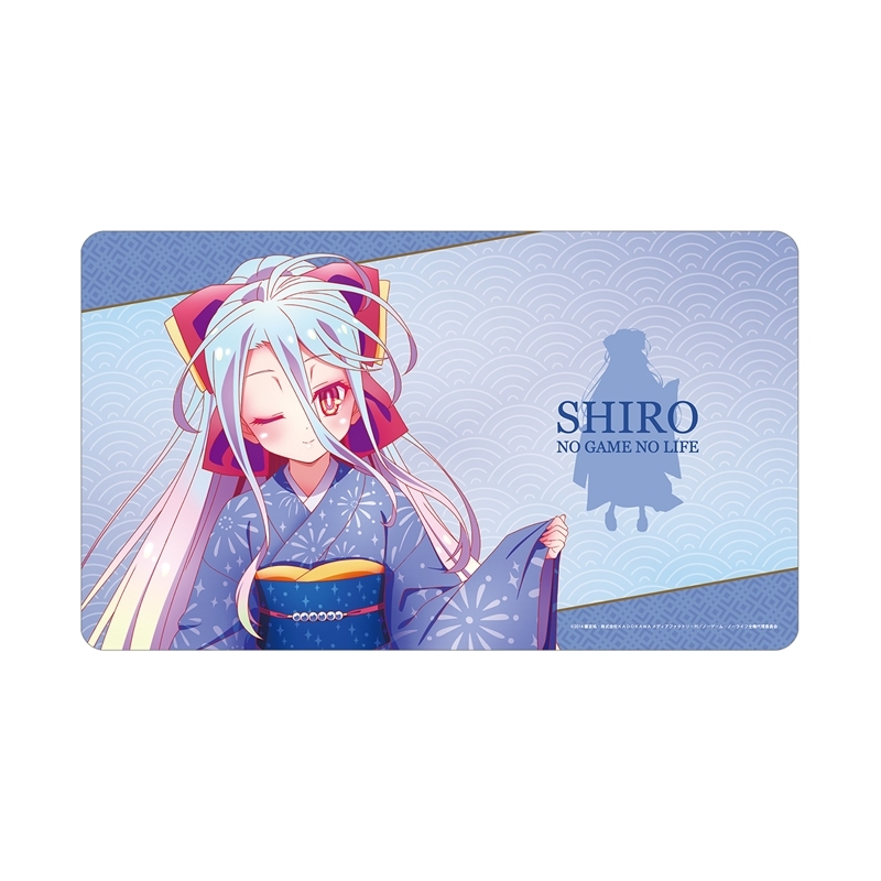 【グッズ-デスクマット】ノーゲーム・ノーライフ 描き下ろし 白 和装ver. マルチデスクマット【アニメイト先行販売】