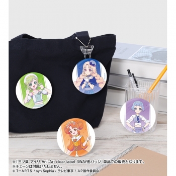グッズ-バッチ】ひみつのアイプリ 三ツ葉 アイリ Ani-Art clear label 