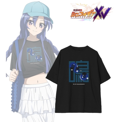 【グッズ-Tシャツ】戦姫絶唱シンフォギアXV 描き下ろし 風鳴 翼 私服ver. 着用BIGシルエットTシャツユニセックス(サイズ/XL)