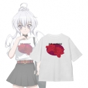 【グッズ-Tシャツ】戦姫絶唱シンフォギアXV 描き下ろし 雪音 クリス 私服ver. 着用BIGシルエットTシャツユニセックス(サイズ/M)の画像