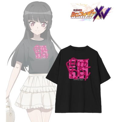 【グッズ-Tシャツ】戦姫絶唱シンフォギアXV 描き下ろし 月読 調 私服ver. 着用BIGシルエットTシャツユニセックス(サイズ/M)