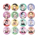【グッズ-バッチ】東方Project 松本能人イラスト ガーリーファッションver. トレーディンググリッター缶バッジ【特典付】の画像