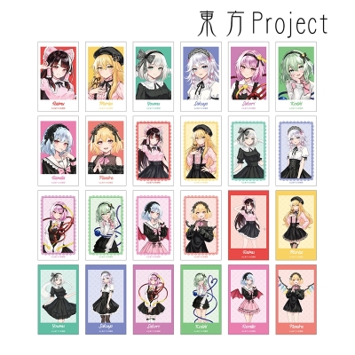 【グッズ-カード】東方Project 松本能人イラスト ガーリーファッションver. トレーディングイラストカード