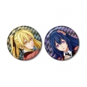 【グッズ-バッチ】賭ケグルイ双 早乙女芽亜里&花手毬つづら ホログラム缶バッジ2個セットの画像
